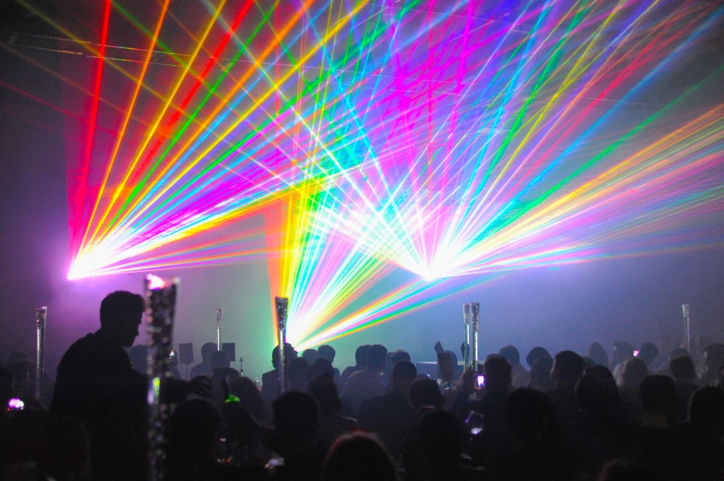 event photography laser light show